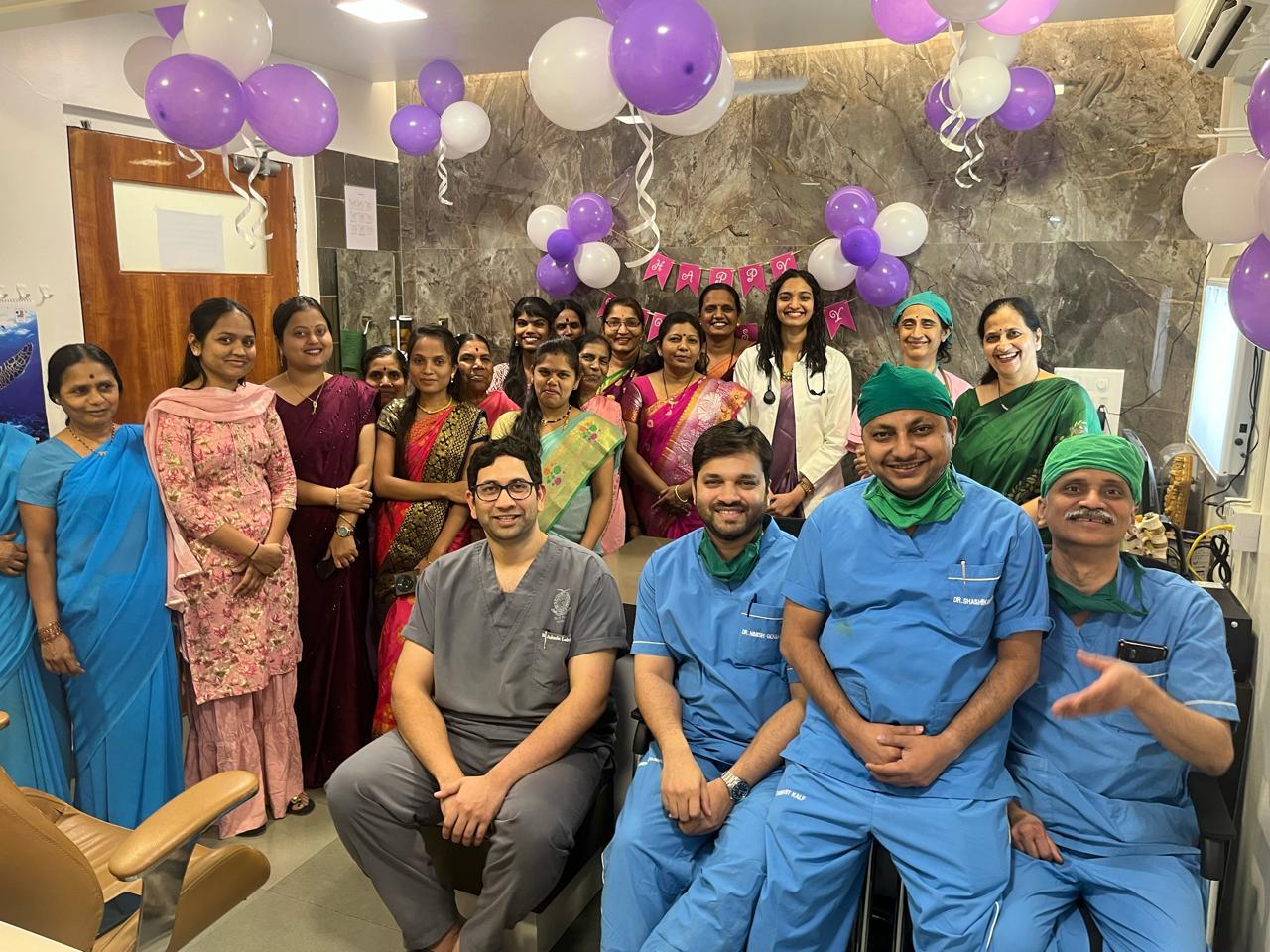 Healthcare professional providing patient care